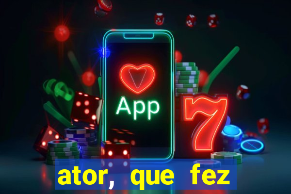 ator, que fez coringa que morreu